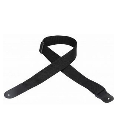 Levy's 2" Polypropylene Guitar Strap, Black (L-M8POLYL-BLK)