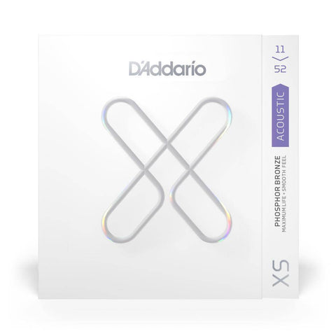 D'Addario XS Acoustic Phosphor Bronze 11-52 - Custom Light
