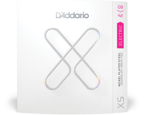 D'Addario XS Nickel Coated Electric Strings - Super Light 09-42