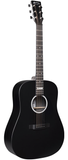 Martin Custom Signature Edition DX Johnny Cash Acoustic-Electric, Jett Black w/ Gig Bag