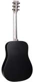 Martin Custom Signature Edition DX Johnny Cash Acoustic-Electric, Jett Black w/ Gig Bag