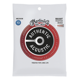 Martin MA550T Lifespan 2.0 Phosphor Bronze Authentic Acoustic Guitar Strings, Medium