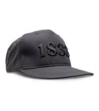 Martin 1833 Flat Brim Baseball Cap - Black