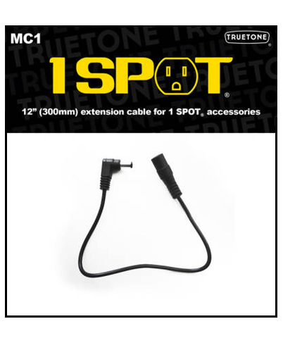 Truetone MC1 Male to Female 12'' DC Adaptor Extension Cable