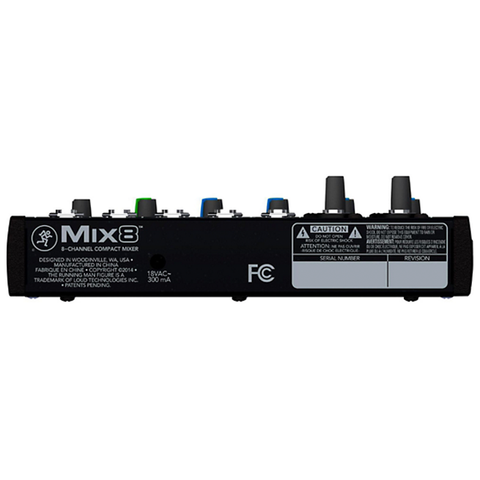 Mackie MIX8 8-Channel Compact Mixer – Reid Music Limited Mackie MIX8 8-Channel Compact Mixer – Reid Music Limited