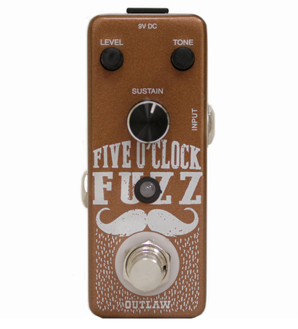Outlaw Effects Five O'Clock Fuzz Guitar Effects Pedal