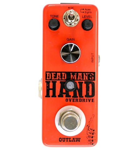 Outlaw Effects Dead Man's Hand Overdrive Guitar Effects Pedal