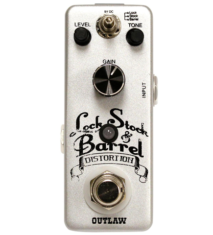 Outlaw Effects Lock, Stock & Barrel Distoriton Guitar Effects Pedal
