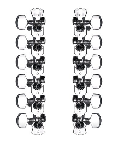 Ping 12 String Chrome Acoustic Guitar Tuning Machines