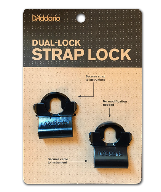 D'Addario / Waves PWDLC01 DualLock Strap Lock Reid Music