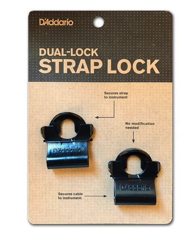 D'Addario / Planet Waves PW-DLC-01 Dual-Lock Strap Lock