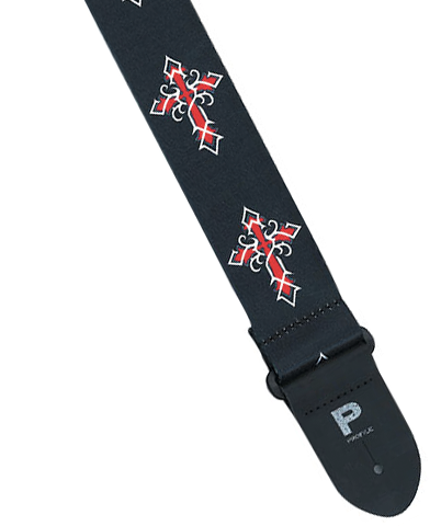 Profile 2" PGS400-TCR Polyester Guitar Strap, Tribal Cross
