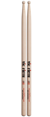 Vic Firth SD1 General American Classic Hickory Drumsticks, Wood Tip