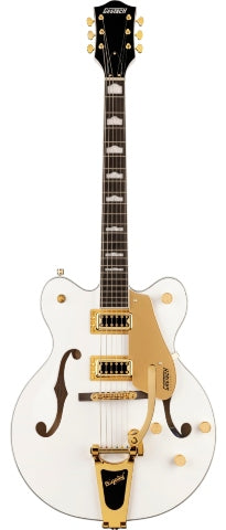Gretsch G5422TG Electromatic Double Cutaway Hollowbody with Bigsby & Gold Hardware, Snowcrest White