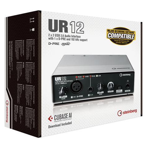 Steinberg UR12 2x2 USB 2.0 Audio Interface – Reid Music Limited Steinberg UR12 2x2 USB 2.0 Audio Interface – Reid Music Limited