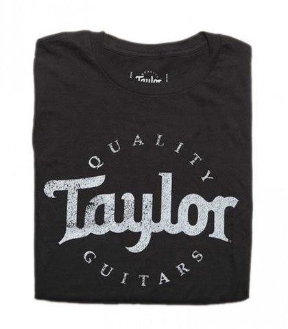 Taylor T-Shirt “Distressed Logo" - Black (S,M,L,XL,XXL)