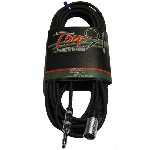Tone91 (BLC-25MS) Balanced Lo-Z Microphone Cable, 25 Foot