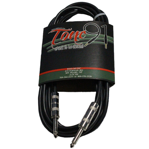 Tone91 (SEG-10) Stagemaster Standard Guitar / Instrument Cable, 10 Foot