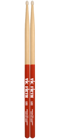 Vic Firth 5ANVG American Classic Hickory Drumsticks w/ Vic Grip