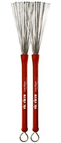 Vic Firth LW Live Wire Brushes w/ Bead Tips