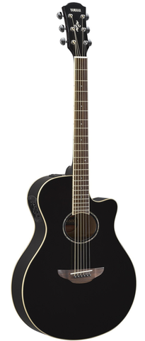 Yamaha APX600 Thinline Acoustic-Electric Cutaway, Black