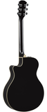 Yamaha APX600 Thinline Acoustic-Electric Cutaway, Black