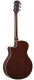 Yamaha APX600 Thinline Acoustic-Electric Cutaway, Natural