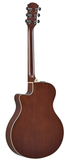 Yamaha APX600 Thinline Acoustic-Electric Cutaway, Old Violin Sunburst