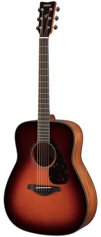 Yamaha FG800 BS Dreadnought Acoustic, Brown Sunburst