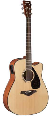 Yamaha FGX800C Dreadnaught Acoustic Electric Cutaway Natural