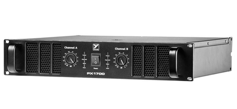 Yorkville PX Series PX1700 Power Amplifier, 2 x 850W (2 ohm) or 2 x 600W (4 ohm)